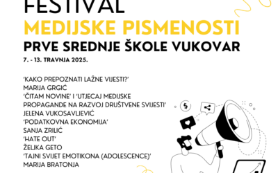 Festival medijske pismenosti u Prvoj srednjoj školi Vukovar