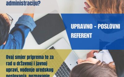 Upravni-poslovni referent – predstavljanje smjerova