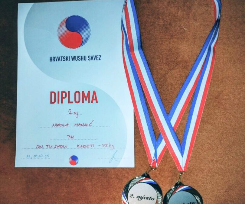Izvanredan uspjeh našeg učenika Nikole Mandića na državnom prvenstvu